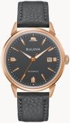 Bulova Miesten kello 97B206 Sinatra Harmaa/Nahka Ø40 mm