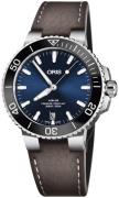 Oris Miesten kello 01 733 7732 4135-07 5 21 10FC Diving Sininen/Nahka