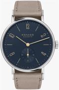 Nomos Glashütte N-132 Tangente Sininen/Nahka Ø35 mm