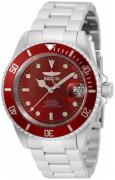 Invicta Miesten kello 35692 Pro Diver Punainen/Teräs Ø40 mm