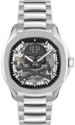 Philipp Plein Miesten kello PWRAA0223 High-Conic Hopea/Teräs Ø42 mm