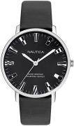 Nautica Miesten kello NAPCRF910 Musta/Nahka Ø43 mm