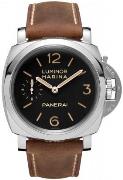 Panerai Miesten kello PAM00422 Luminor Musta/Nahka Ø47 mm