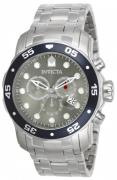 Invicta Miesten kello 80059 Pro Diver Harmaa/Teräs Ø48 mm