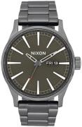 Nixon Miesten kello A3562947-00 The Sentry Harmaa/Teräs Ø42 mm