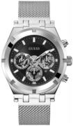 Guess Miesten kello GW0582G1 Continental Musta/Teräs Ø44 mm