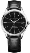 Baume & Mercier Miesten kello M0A10692 Clifton Musta/Nahka Ø40 mm