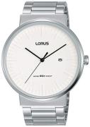 Lorus Miesten kello RH977KX9 Dress Valkoinen/Teräs Ø40 mm