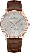 Blancpain Miesten kello 6606A-3642-55A Villeret Hopea/Nahka Ø40 mm