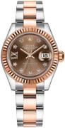 Rolex Naisten kello 279171-0004 Lady-Datejust 28 Ruskea/18K