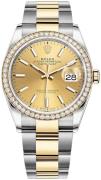 Rolex Naisten kello 126283RBR-0002 Datejust 36 Kullattu/18K