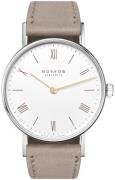 Nomos Glashütte N-241 Ludwig Valkoinen/Nahka Ø32.8 mm