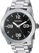 Nixon 99999 Miesten kello A346000-00 Musta/Teräs Ø48 mm