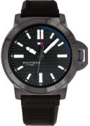 Tommy Hilfiger 99999 Miesten kello 1791587 Musta/Kumi Ø43 mm