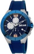 Just Cavalli 99999 Miesten kello JC1G081P0035 Sininen/Kumi Ø44 mm