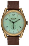 Nixon 99999 Miesten kello A4592223-00 Vihreä/Nahka Ø39 mm