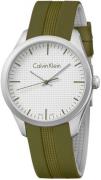 Calvin Klein Color Miesten kello K5E51FW6 Valkoinen/Kumi Ø40 mm