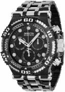 Invicta Reserve Miesten kello 36403 Musta/Teräs Ø50 mm