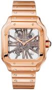 Cartier Santos De Cartier Miesten kello WHSA0008 Luurankokello/18K