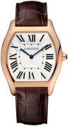 Cartier Tortue Miesten kello WGTO0002 Hopea/Nahka