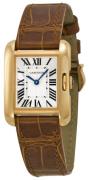 Cartier Tank Anglaise Naisten kello W5310042 Hopea/Nahka