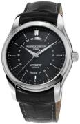 Frederique Constant Classics Miesten kello FC-332DG6B6 Harmaa/Nahka