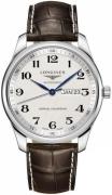 Longines Master Miesten kello L2.920.4.78.5 Hopea/Nahka Ø42 mm