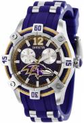 Invicta Nfl Naisten kello 35798 Violetti/Teräs Ø40 mm