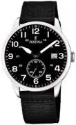 Festina Retro Miesten kello F20347-3 Musta/Tekstiili Ø42 mm