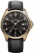 Glycine Combat Classic GL0283 Musta/Nahka Ø43 mm