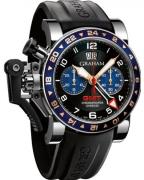 Graham Chronofighter Oversize Miesten kello 2OVGS.B26A Musta/Kumi