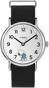 Timex TW2V07000 Weekender Valkoinen/Tekstiili Ø38 mm