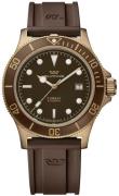 Glycine Miesten kello GL0324 Combat Sub Ruskea/Kumi Ø42 mm