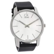 Calvin Klein Miesten kello K2G211C6 City Hopea/Nahka Ø43 mm