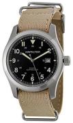 Hamilton Miesten kello H70555933 Khaki Musta/Tekstiili Ø41 mm