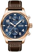 IWC Miesten kello IW377721 Pilots Sininen/Nahka Ø43 mm