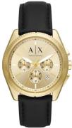 Armani Exchange Miesten kello AX2861 Giacomo Kulta/Nahka Ø43 mm