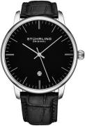 Stührling Original Miesten kello 3997XL.2 Musta/Nahka Ø43 mm