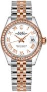 Rolex Naisten kello 279381RBR-0021 Lady-Datejust 28 Valkoinen/18K