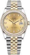 Rolex Naisten kello 126283RBR-0003 Datejust 36 Kullattu/18K