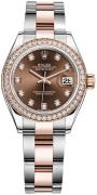 Rolex Naisten kello 279381RBR-0012 Lady-Datejust 28 Ruskea/18K