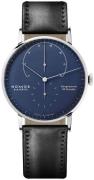 Nomos Glashütte Miesten kello N-935 Lambda Sininen/Nahka Ø42 mm