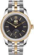 Tudor Miesten kello 57003-0001 Glamour Double Date Harmaa/18K