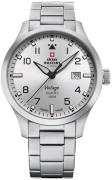 Swiss Military Miesten kello SM34078.02 Chrono Hopea/Teräs Ø43 mm