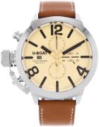 U-Boat Miesten kello 7433/A Classico Beige/Nahka Ø50 mm