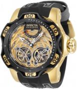 Invicta Miesten kello 34472 Reserve Kullattu/Nahka Ø52.5 mm