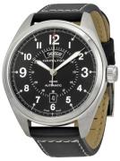 Hamilton Miesten kello H70505733 Khaki Musta/Nahka Ø42 mm