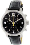 Tissot Miesten kello T055.417.16.057.00 PRC 200 Musta/Nahka Ø42 mm