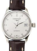 Longines Naisten kello L2.128.4.77.3 Master Hopea/Nahka Ø25.5 mm