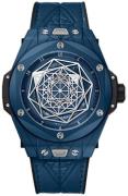 Hublot Miesten kello 415.EX.7179.VR.MXM19 Big Bang 45Mm Sininen/Kumi